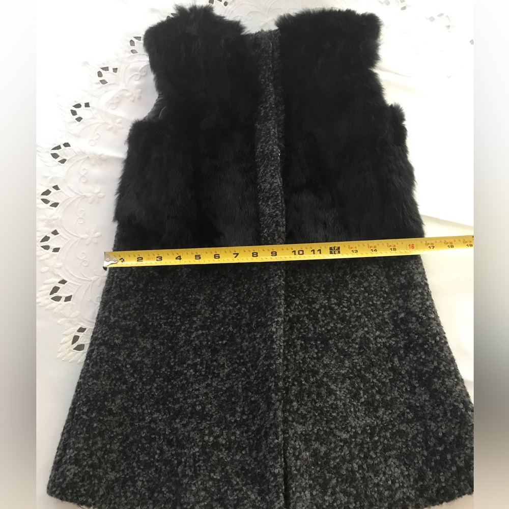 3.1 Phillip Lim Wool Vest with rabbit SZ S - Picture 5 of 12